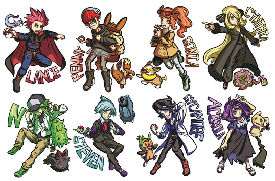 2.5" Keychain & Sticker Designs (Pokemon) 2.5" Keychain & Sticker Designs (Pokemon)