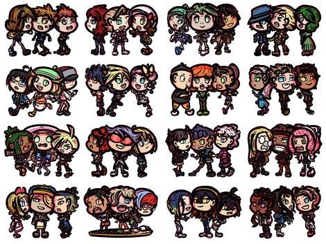 2" Keychain & Sticker Designs (Pokemon) 2" Keychain & Sticker Designs (Pokemon)